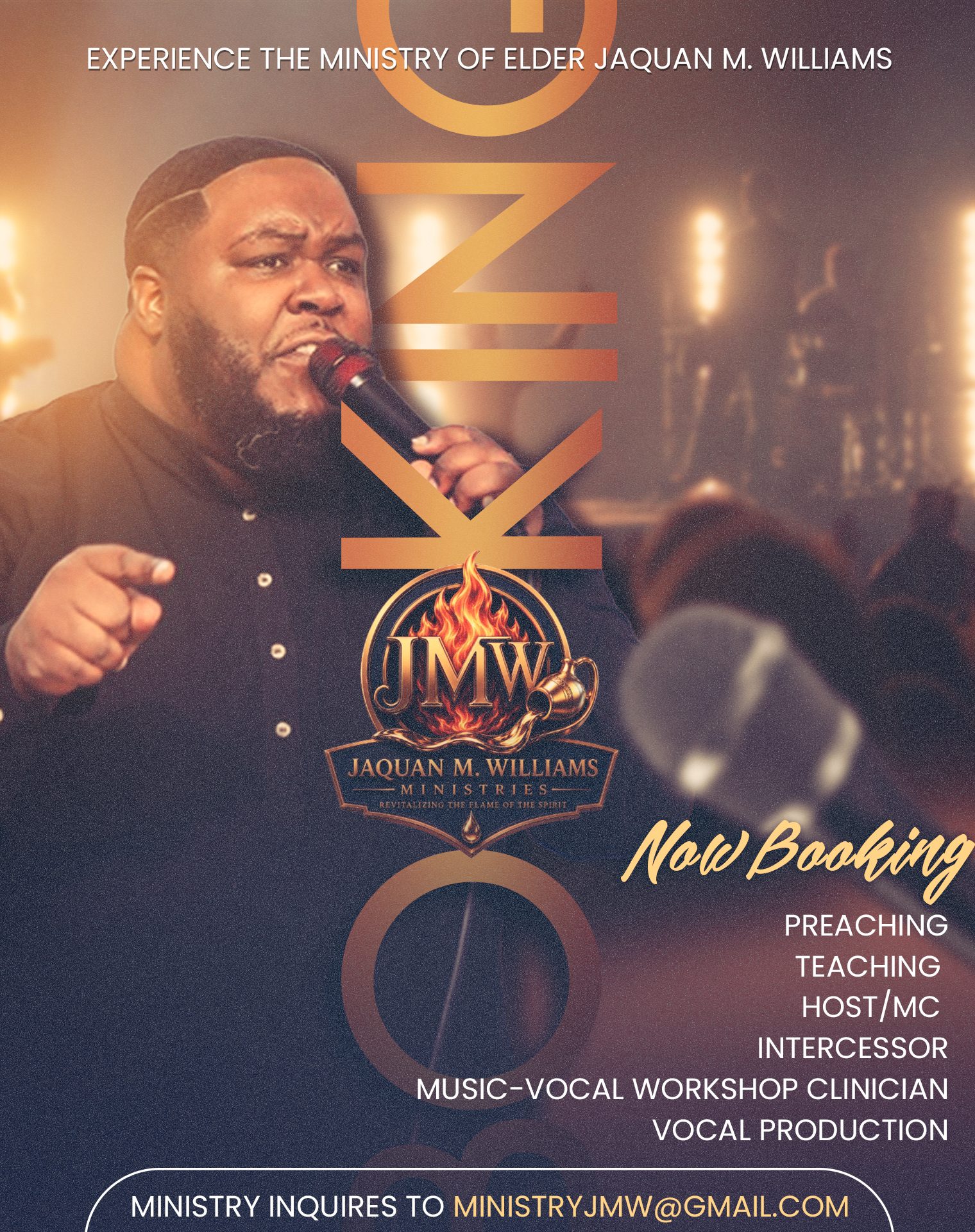 Booking flyer 